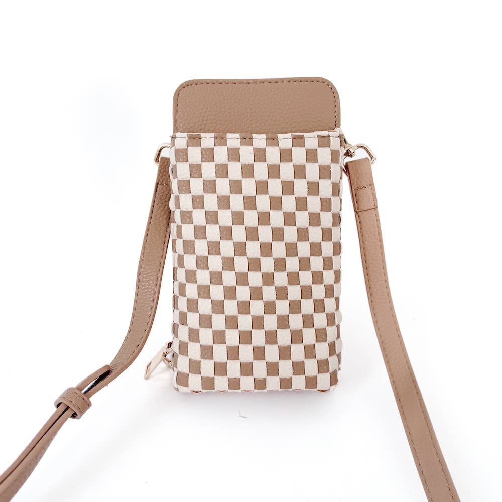 Pretty Simple - Woven Double Duty Phone Bag - Assorted Colors
