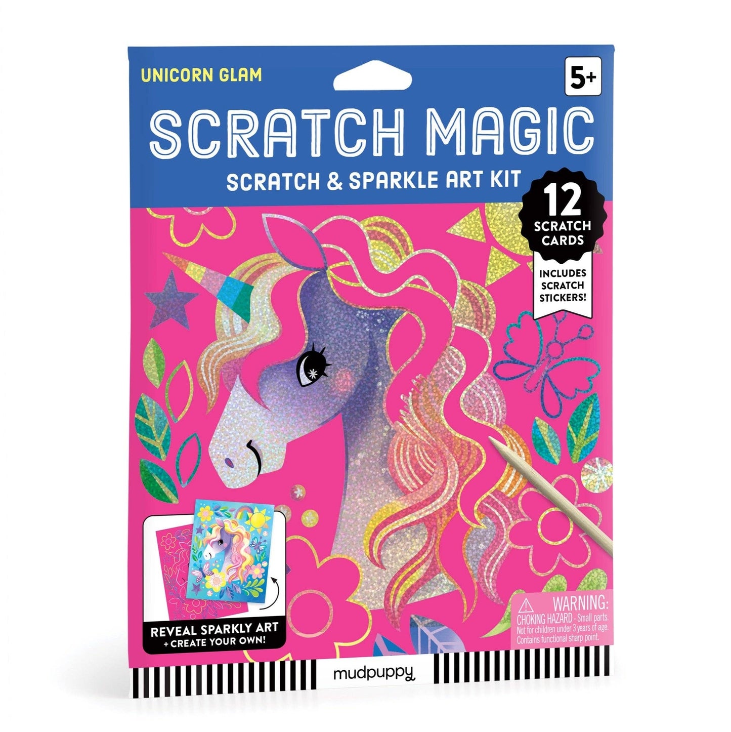 Chronicle Books - Unicorn Glam Scratch Magic