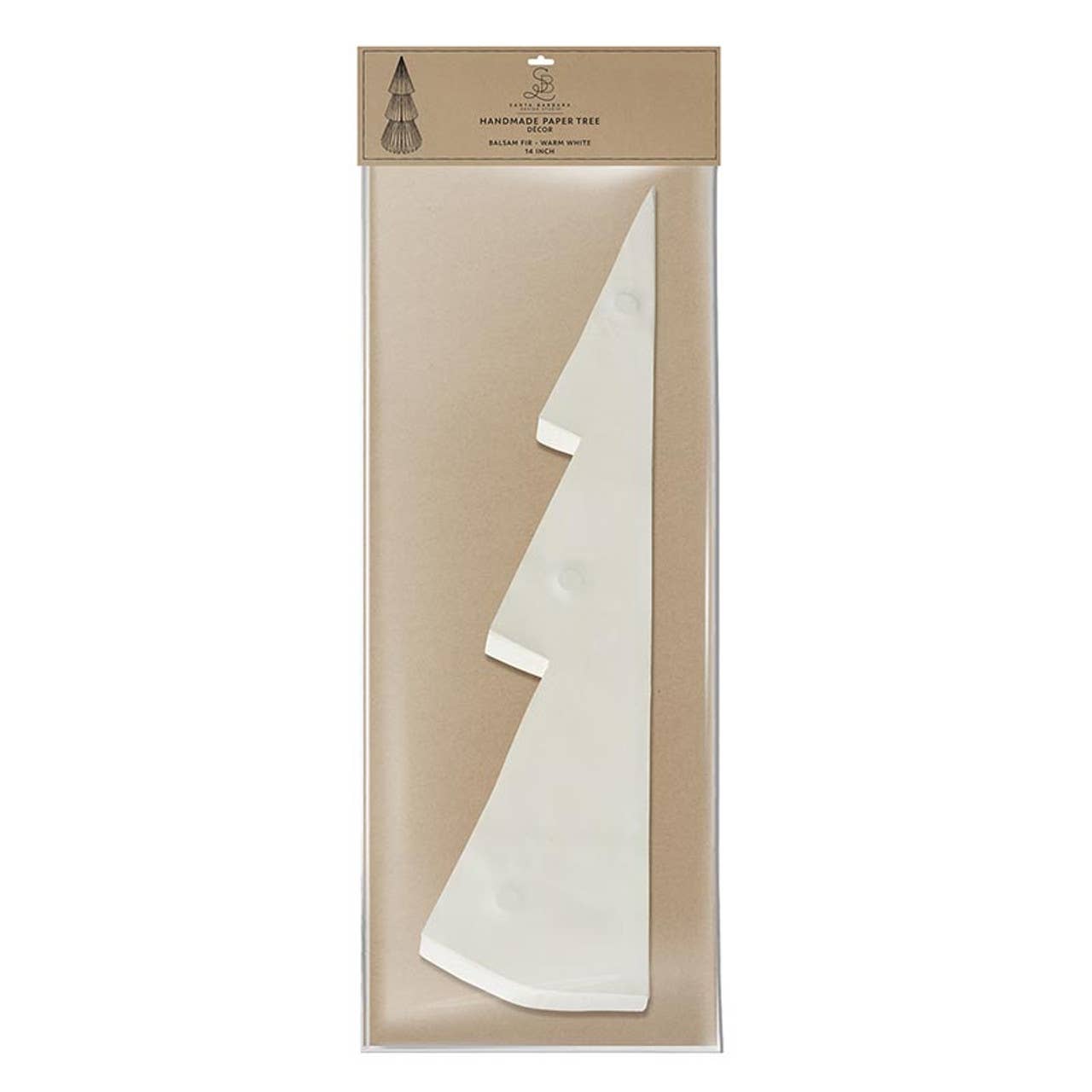 Santa Barbara Design Studio by Creative Brands - Paper Tree - Frasier Fir Warm White 14"