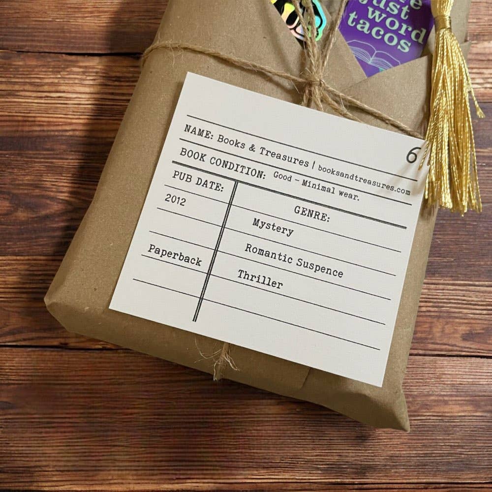 Books & Treasures - Blind Date with a Book All Romance Used Books with Bookmark