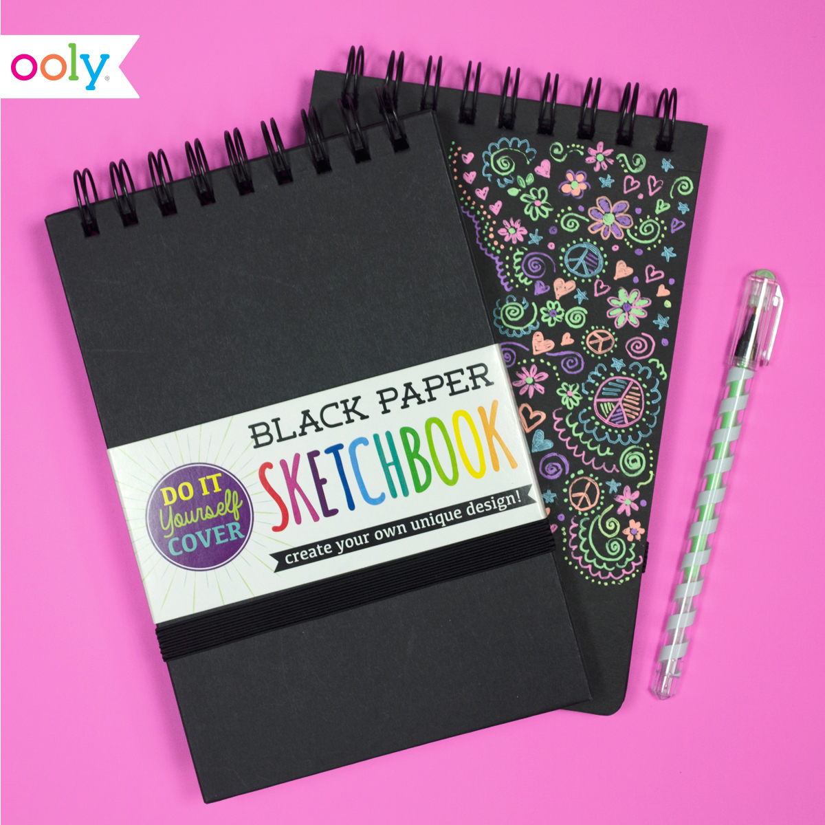 OOLY - D.I.Y. Cover Sketchbook - Black