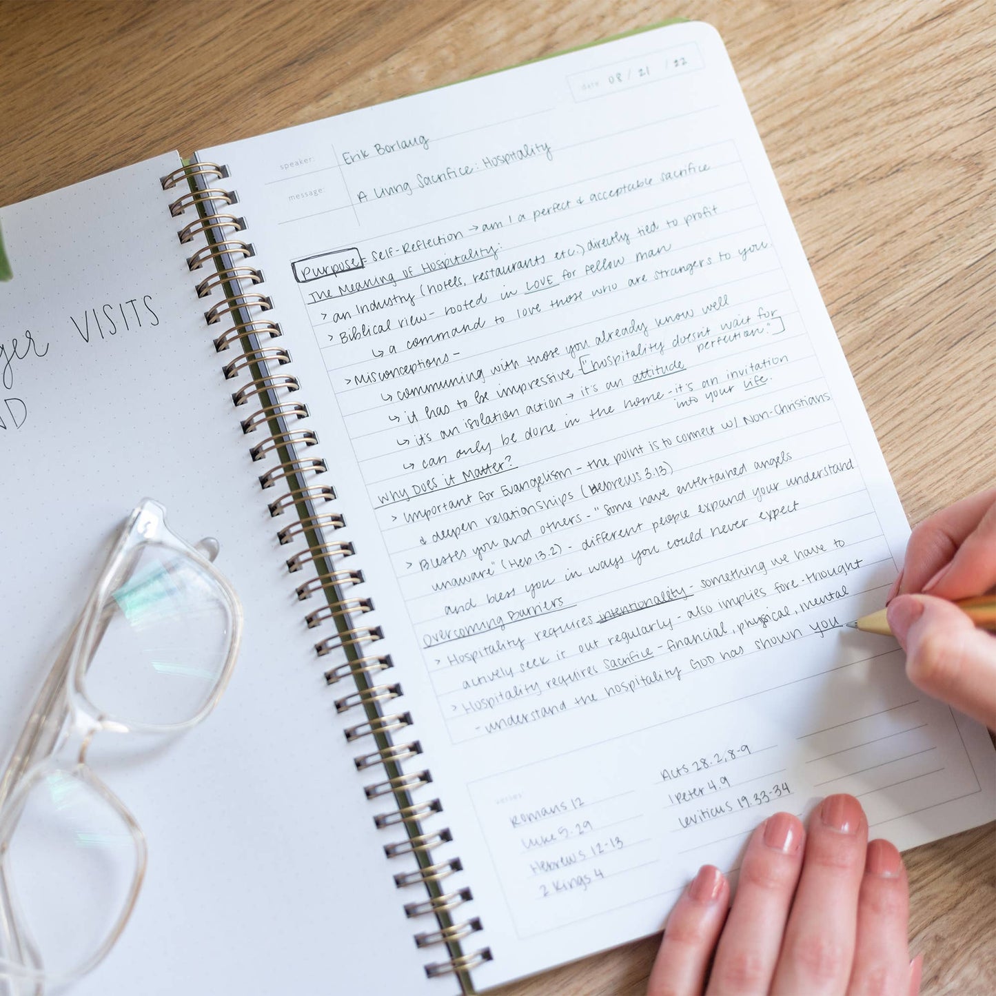 Church Notes Co. - Kraft Church Notes Bible Study Notebook