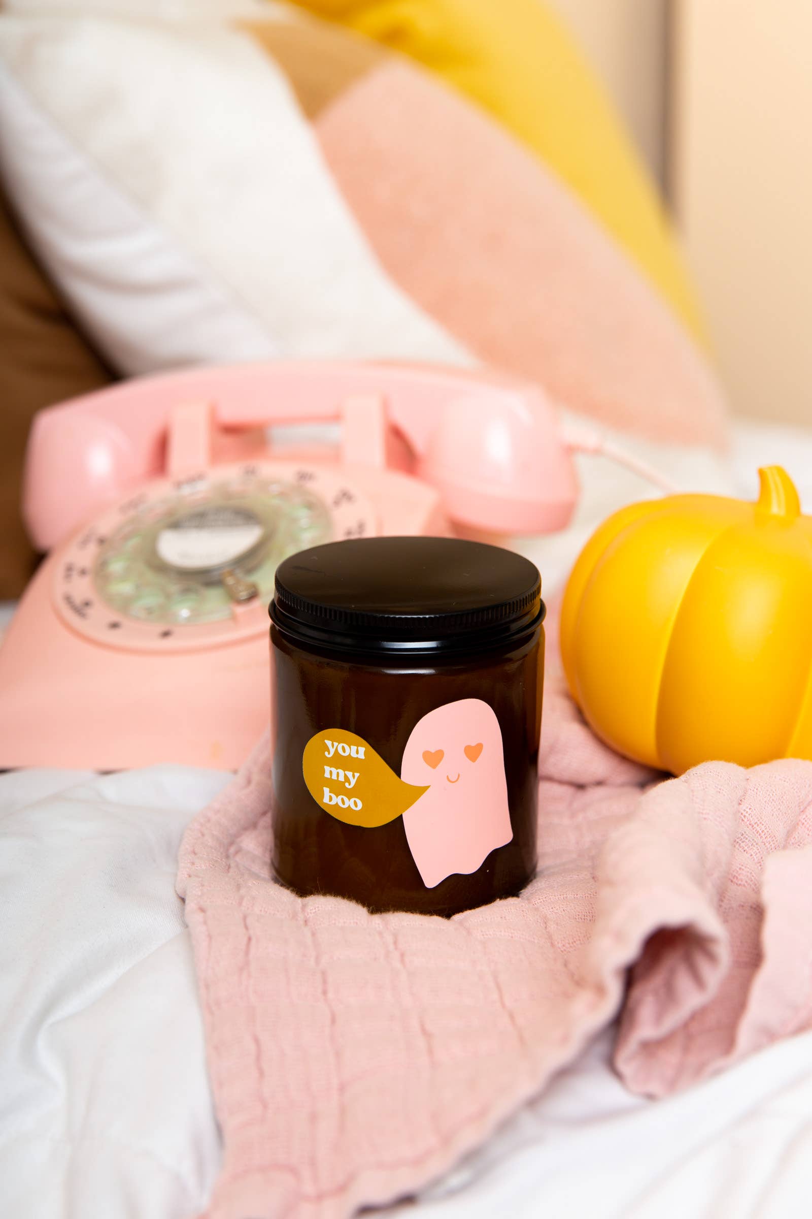 Talking Out of Turn - Halloween Candle Jar w/lid