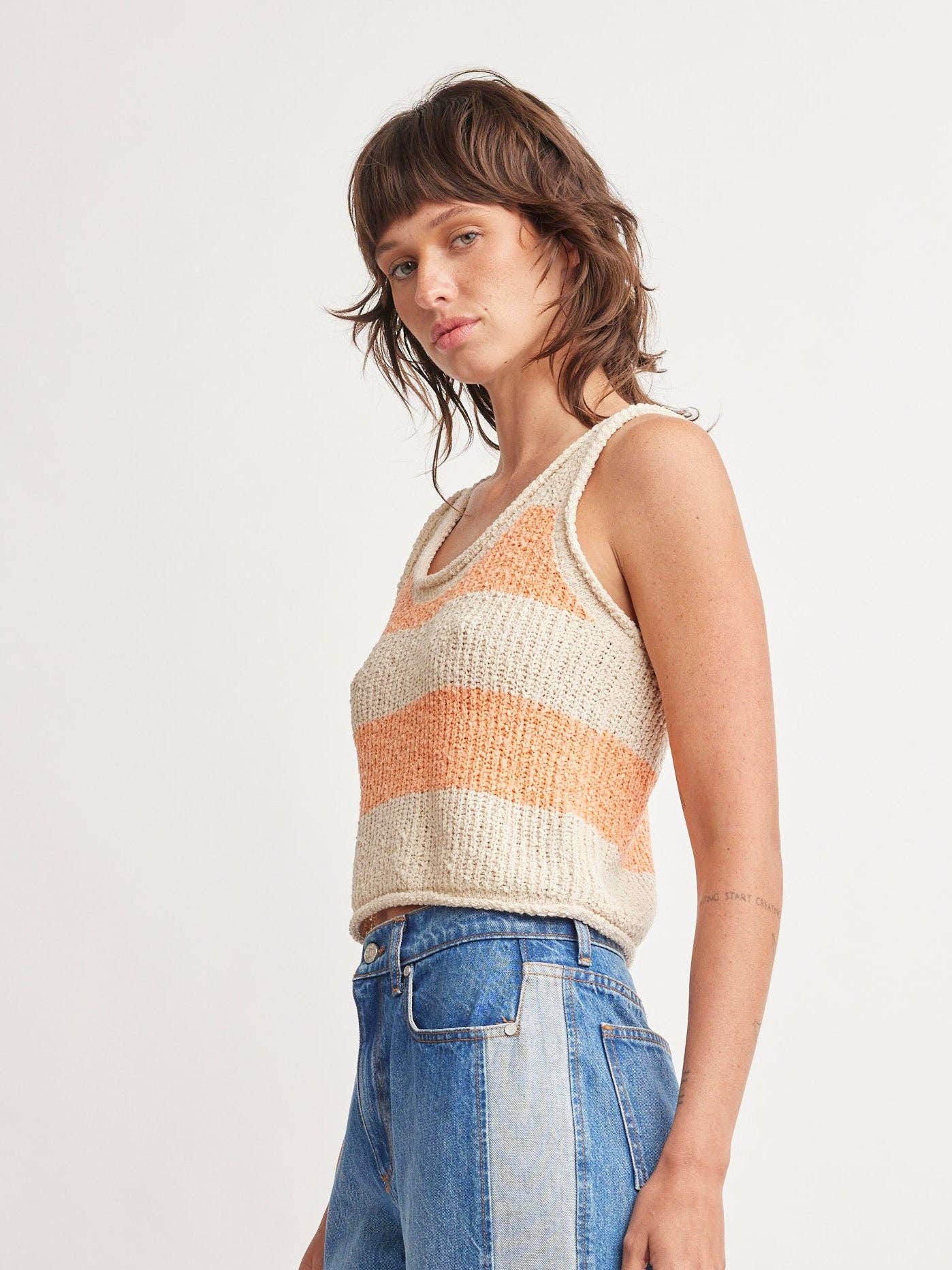 Self Contrast - Miles Tank Sweater