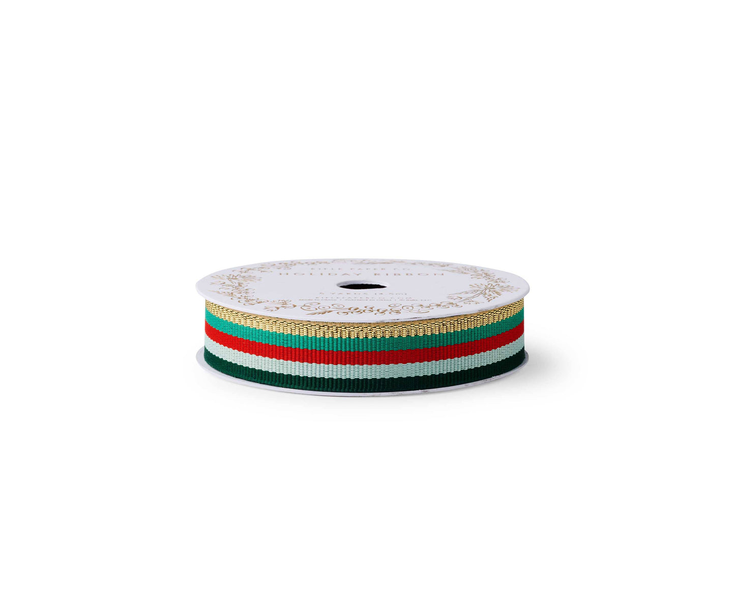 Rifle Paper Co. - Holiday Stripe Grosgrain Ribbon