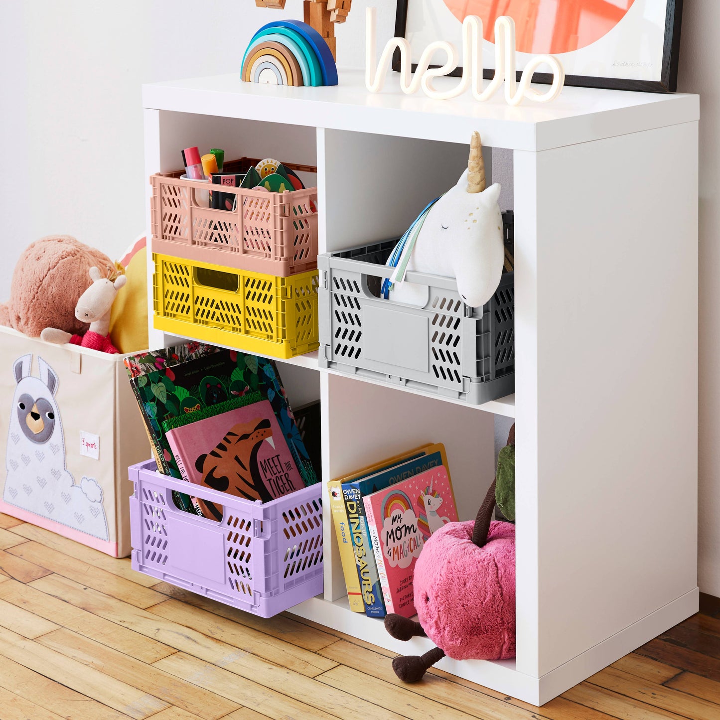 3 Sprouts - Modern Folding Crate - Large