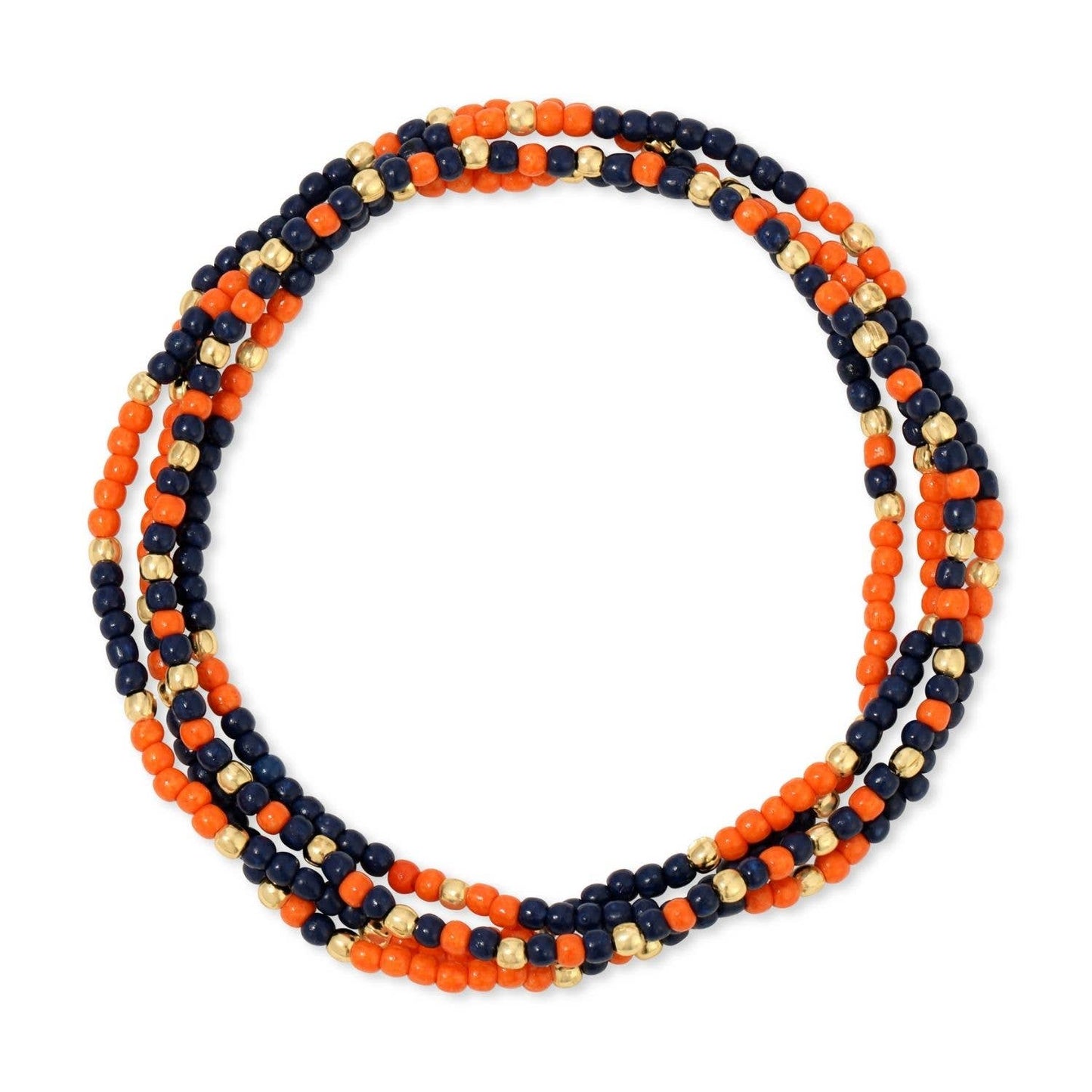 Splendid Iris - Set/4 Stretch Beaded GAME DAY Bracelets