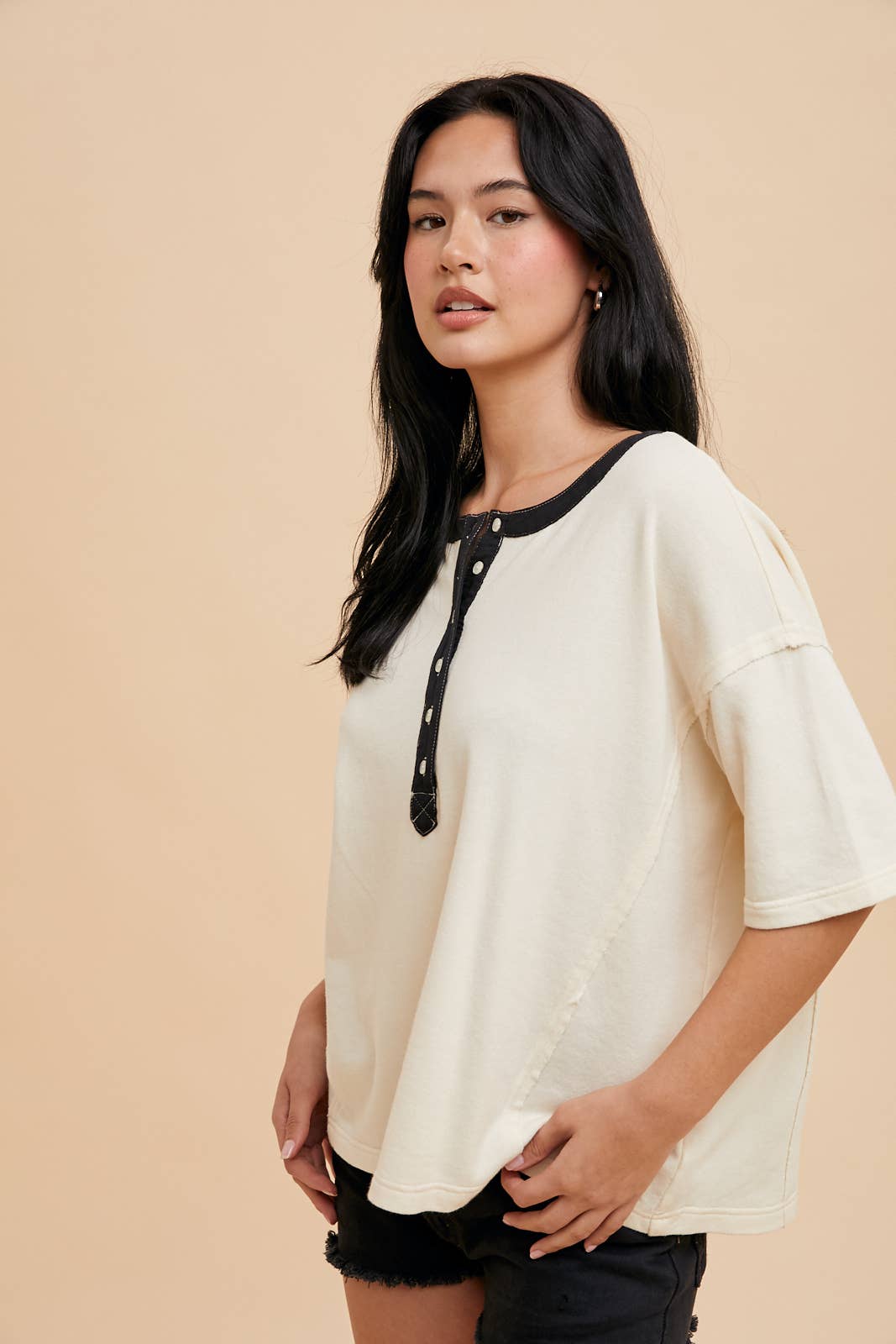 In Loom - HENLEY RINGER TEE