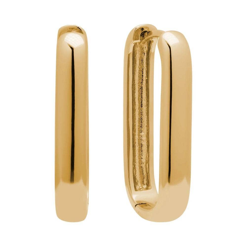 Something Silver - Bold Link Hoops
