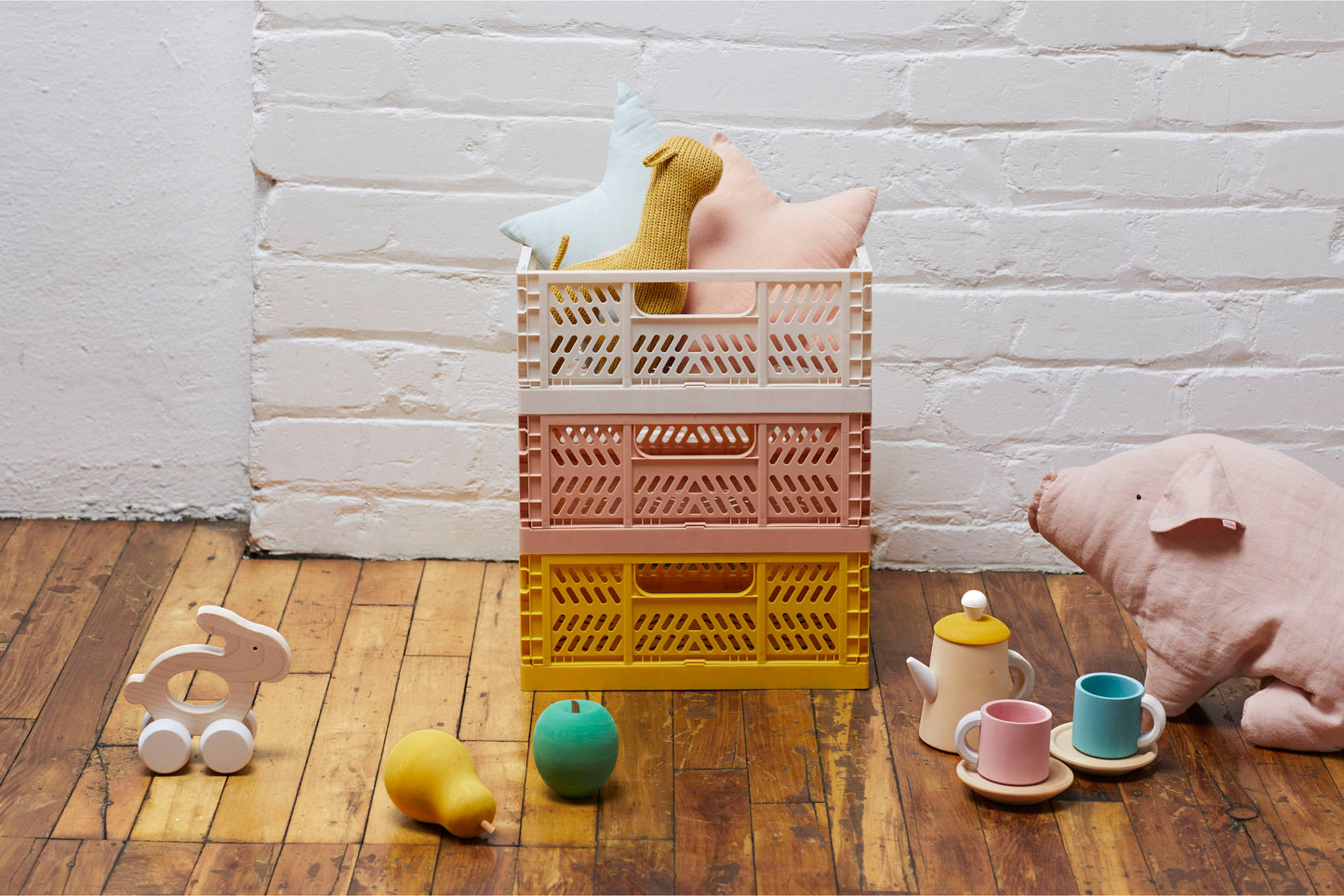 3 Sprouts - Modern Folding Crate - Medium