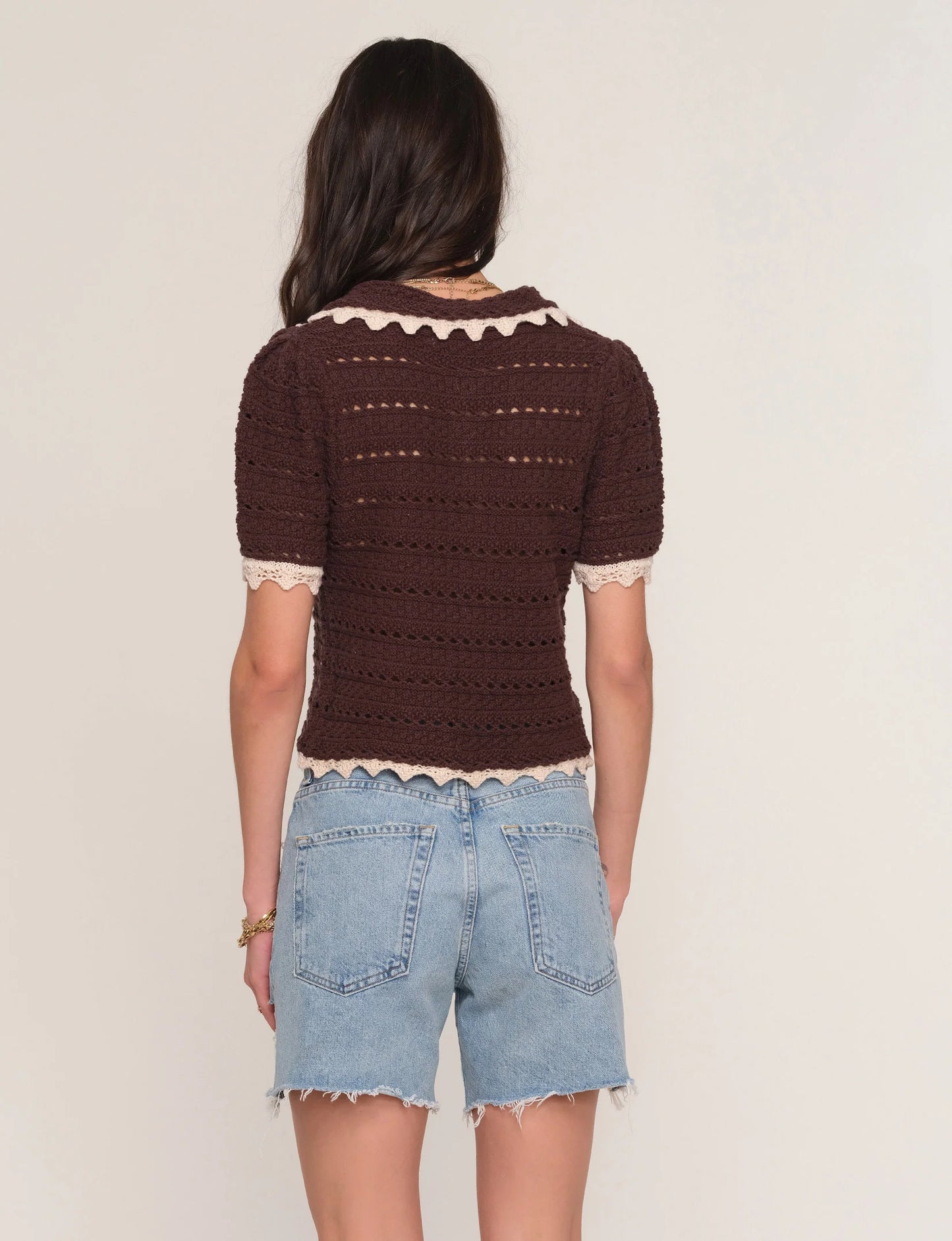 Heartloom Maggie Cardi Top - Coco