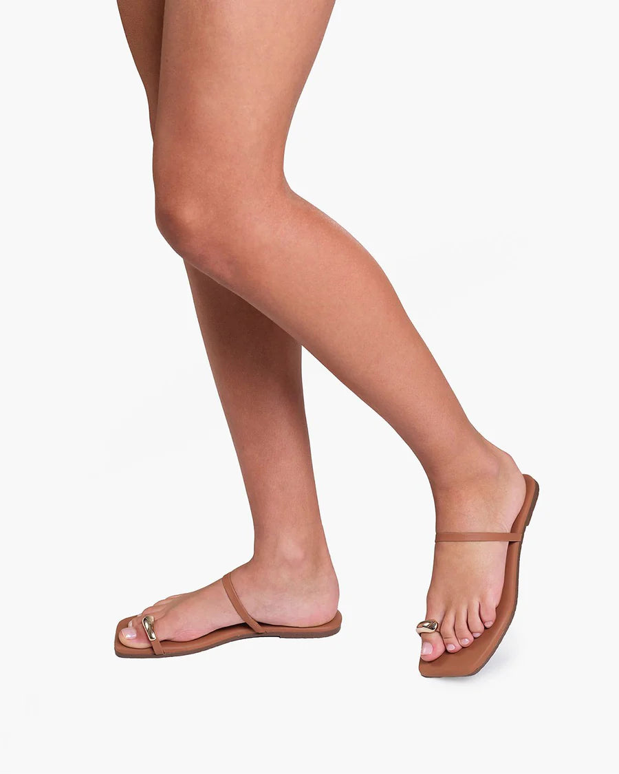 tkees Colette Leather Sandal - Au Naturale