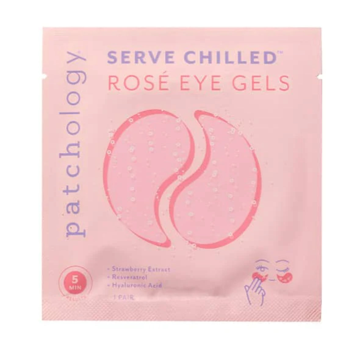 Patchology Rosé Eye Gels Eye Mask