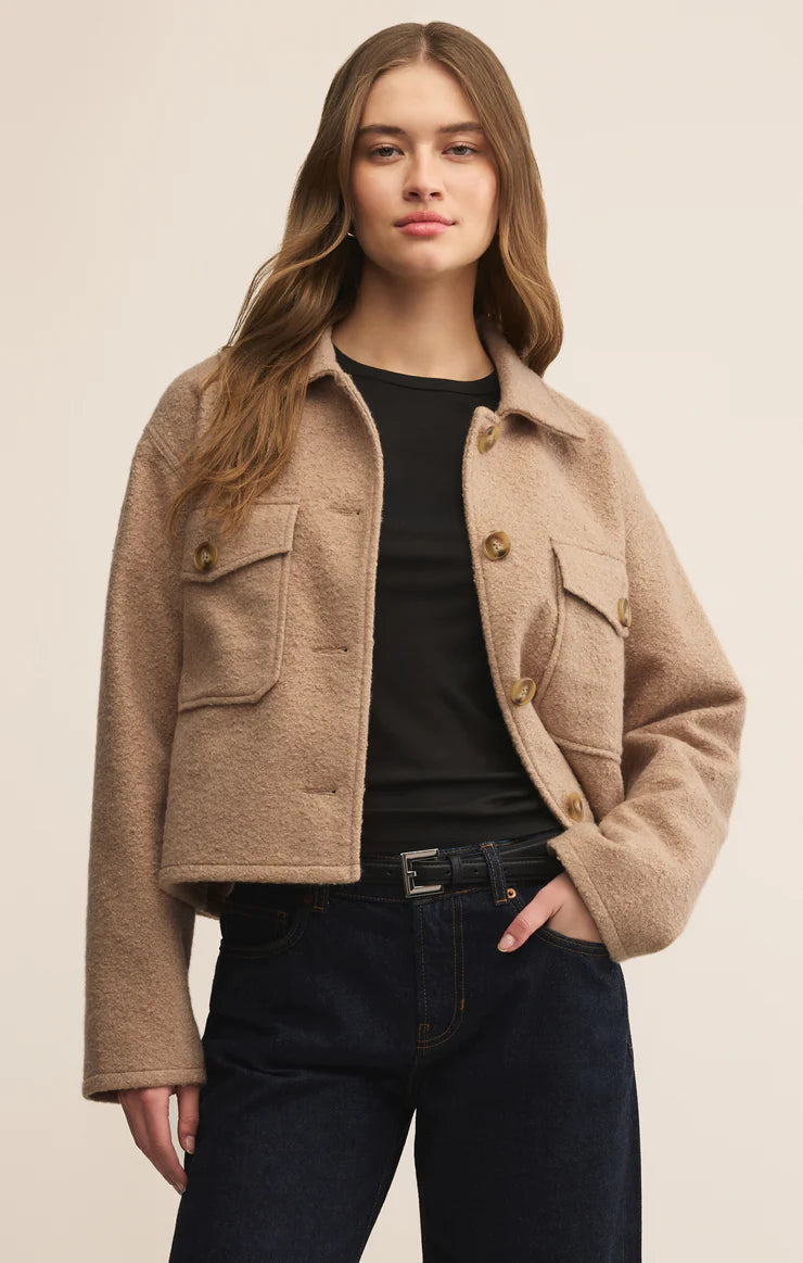 Z Supply Oxford Jacket - Classic Camel