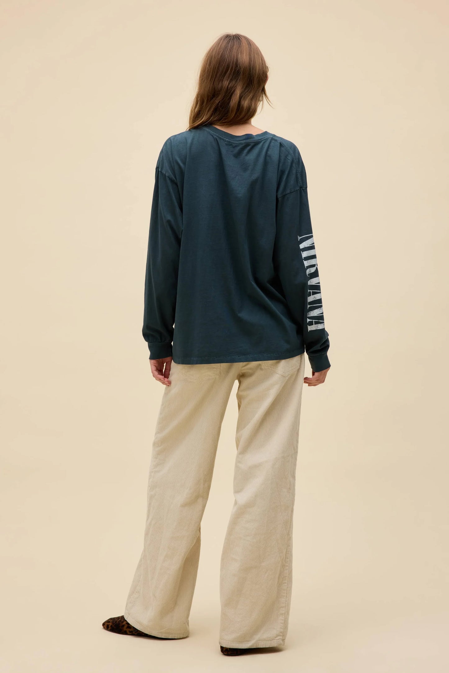 Daydreamer Nirvana Smiley Merch Long Sleeve Tee