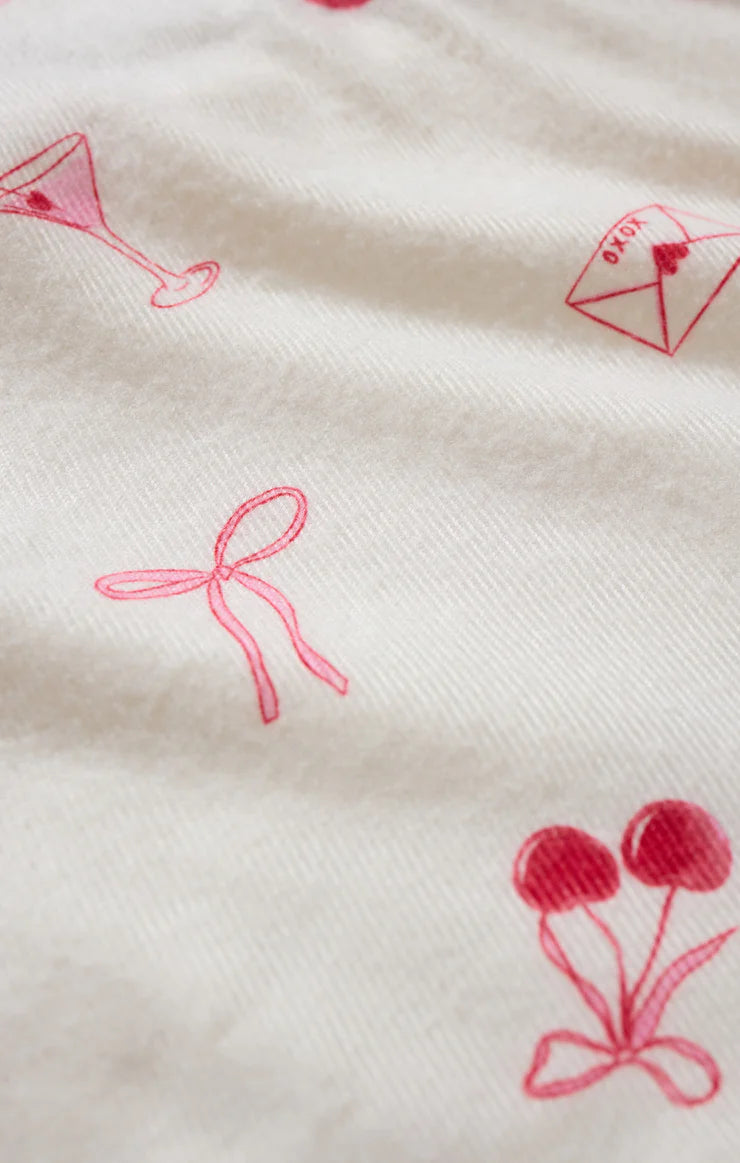 Z Supply Mira Sweet Things Lounge Top