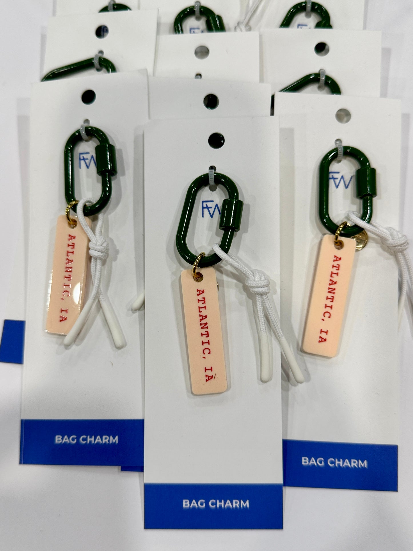 Atlantic, IA / Trojans Bag Charm