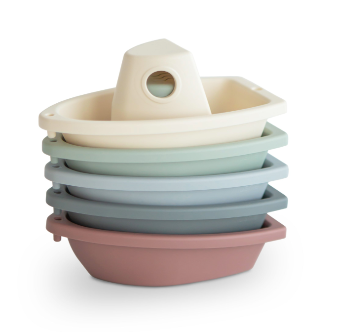 Mushie Bath Boats - Multiple Color Options