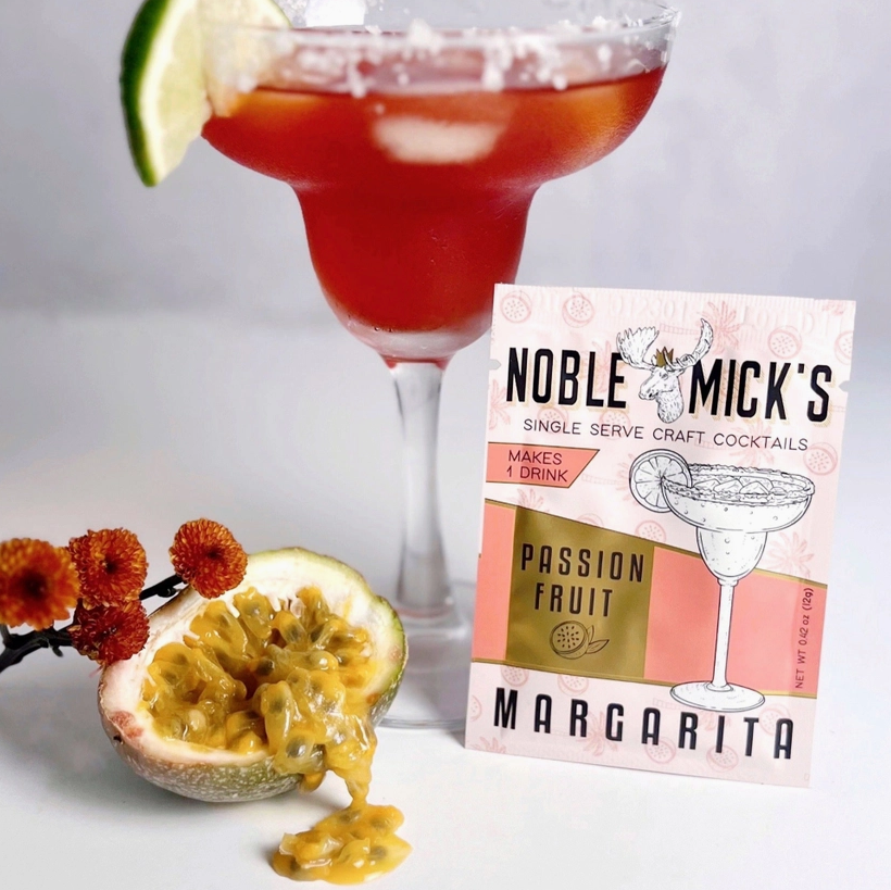 NOBLE MICK'S - Single Serve Craft Cocktails - Passion Fruit Margarita Single Serve Craft Cocktail