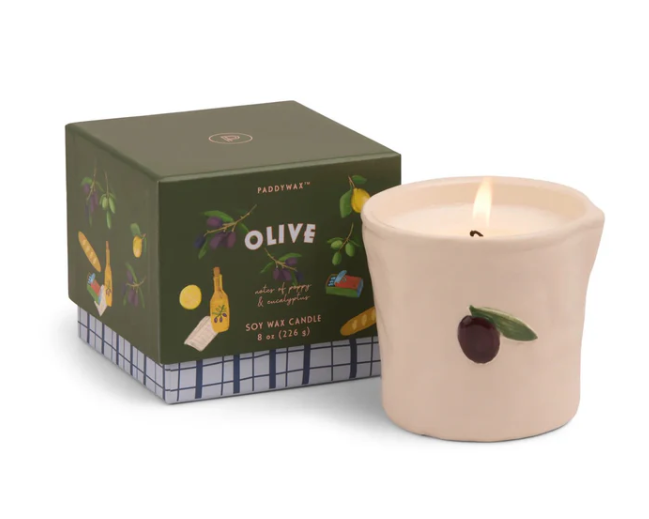 Paddywax 8 oz Bistro Olive Candle - Fig & Olive