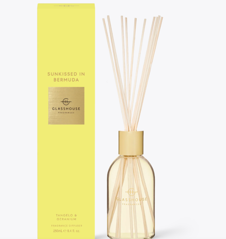 Glasshouse Sunkissed in Bermuda Reed Diffuser