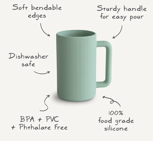 Mushie Bath Rinse Cup - Periwinkle