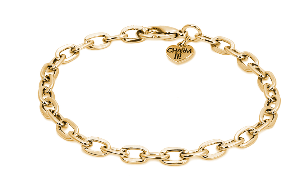 Charm It! - Gold Chain Bracelet