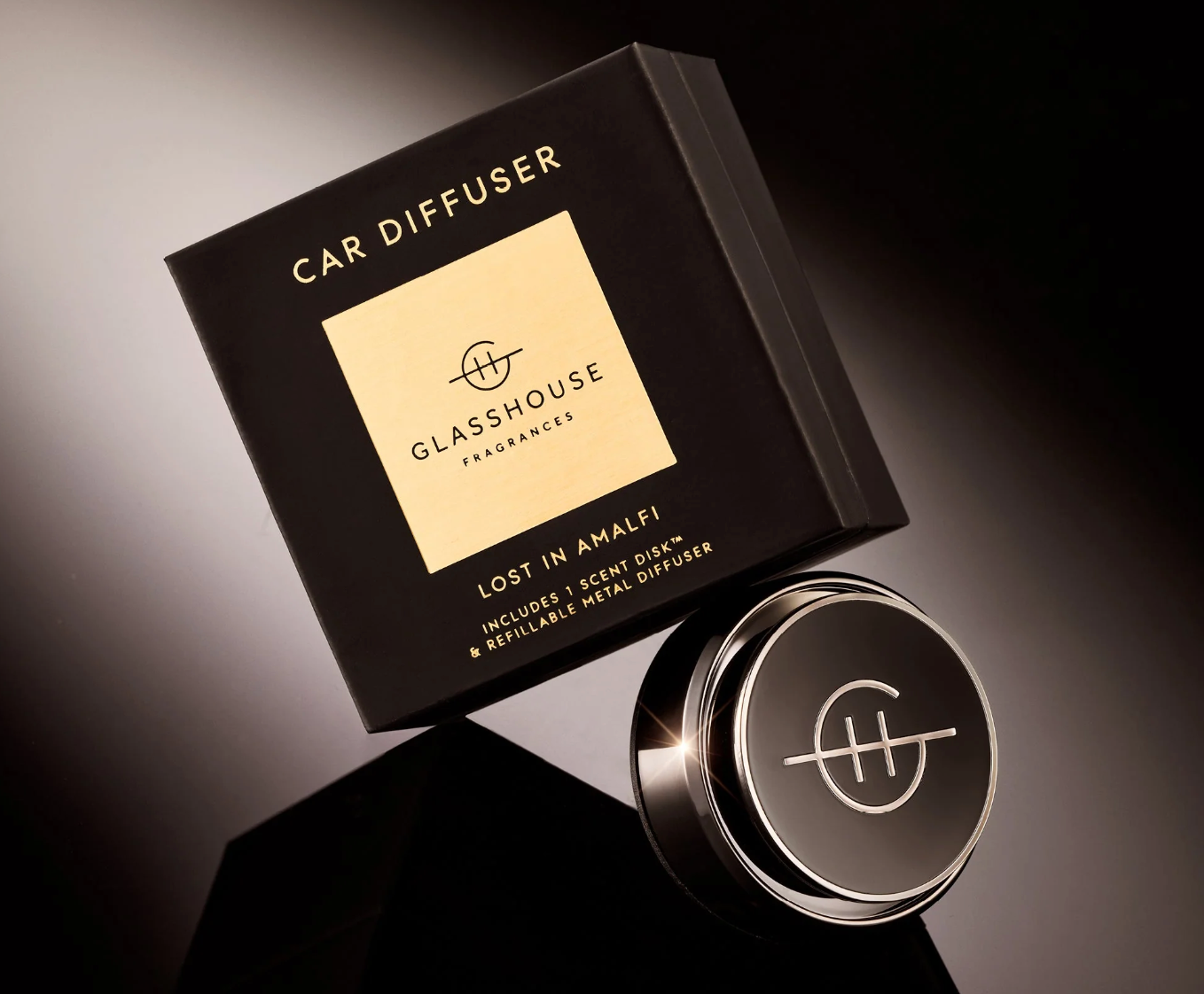 Glasshouse Fragrances - Car Diffuser + Lost in Amalfi