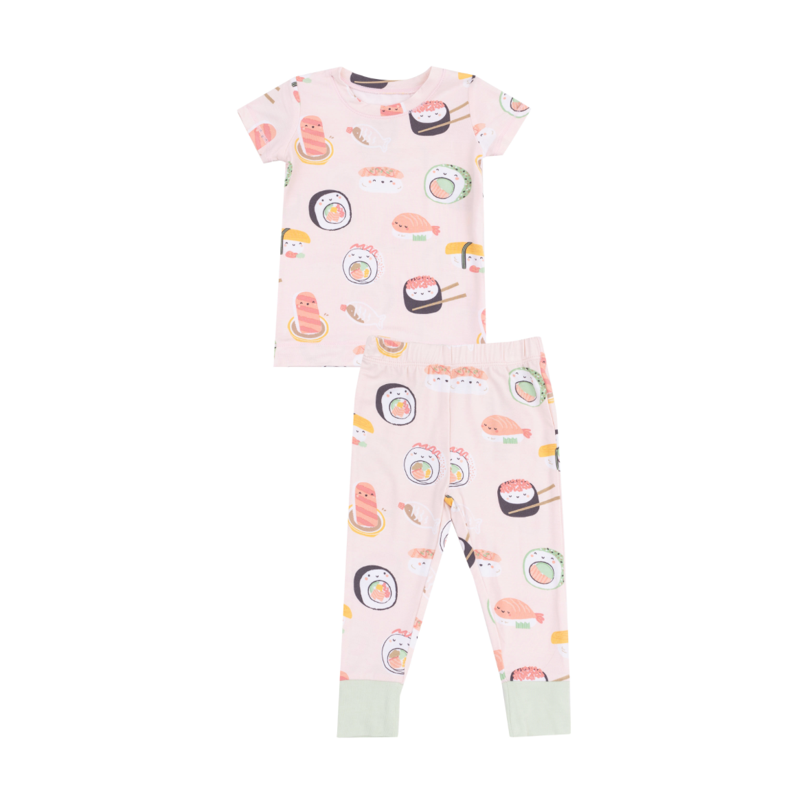 Angel Dear Sushi Pink S/S Loungewear Set