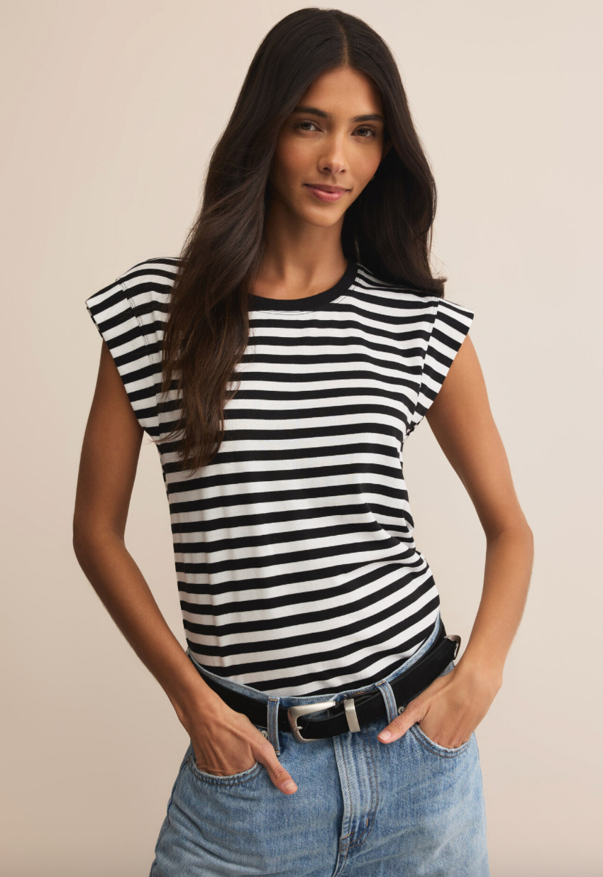 Z Supply Camino Slub Top - Stripe