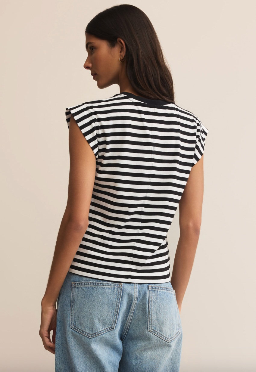 Z Supply Camino Slub Top - Stripe