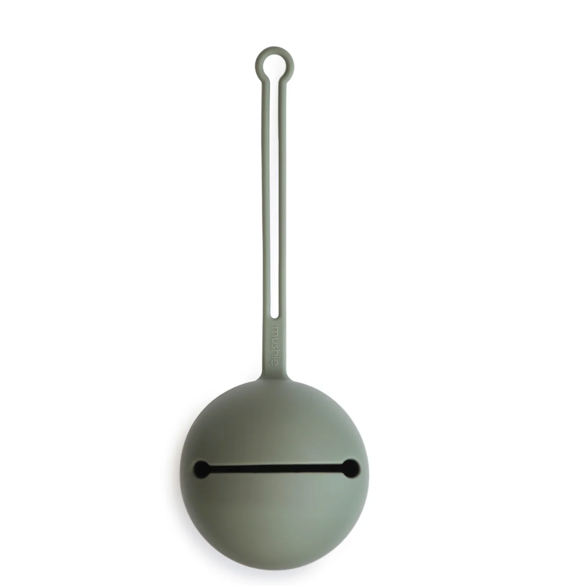 Mushie Silicone Pacifier Holder Case - Dried Thyme