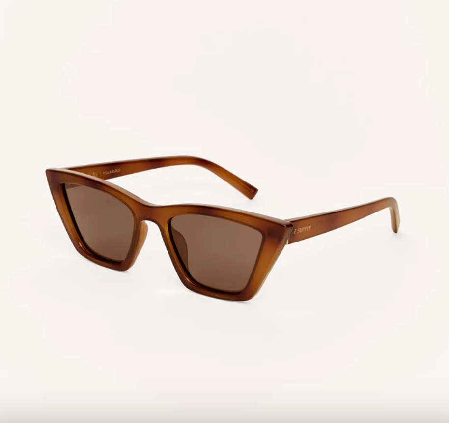 Z Supply Sunglasses - Villa Tortoise - Brown Polar