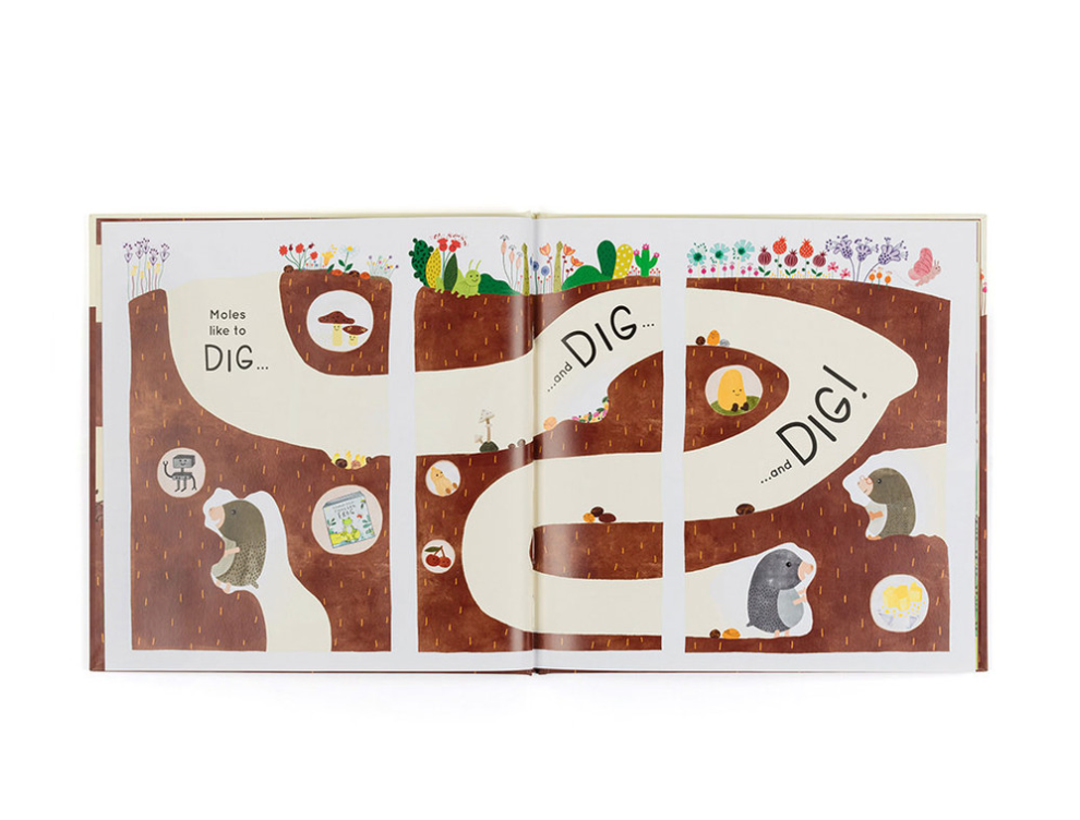 Jellycat Muswell Mole and the Buried Treasure Book