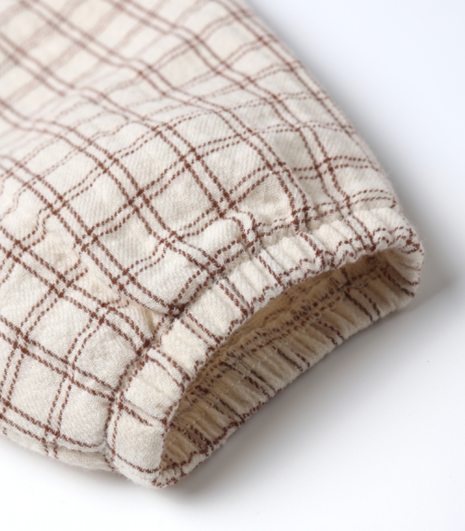 QUINCY MAE - WOVEN PANT || CEDAR CHECK