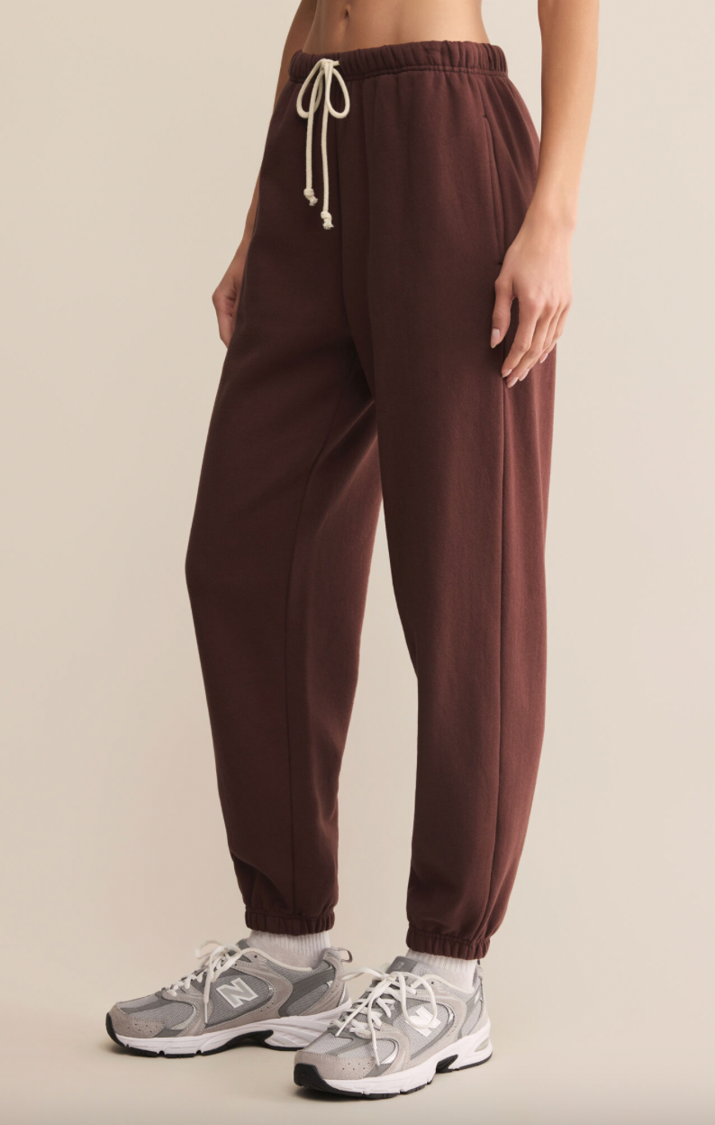 Z Supply Stadium Cotton Jogger - Sandalwood