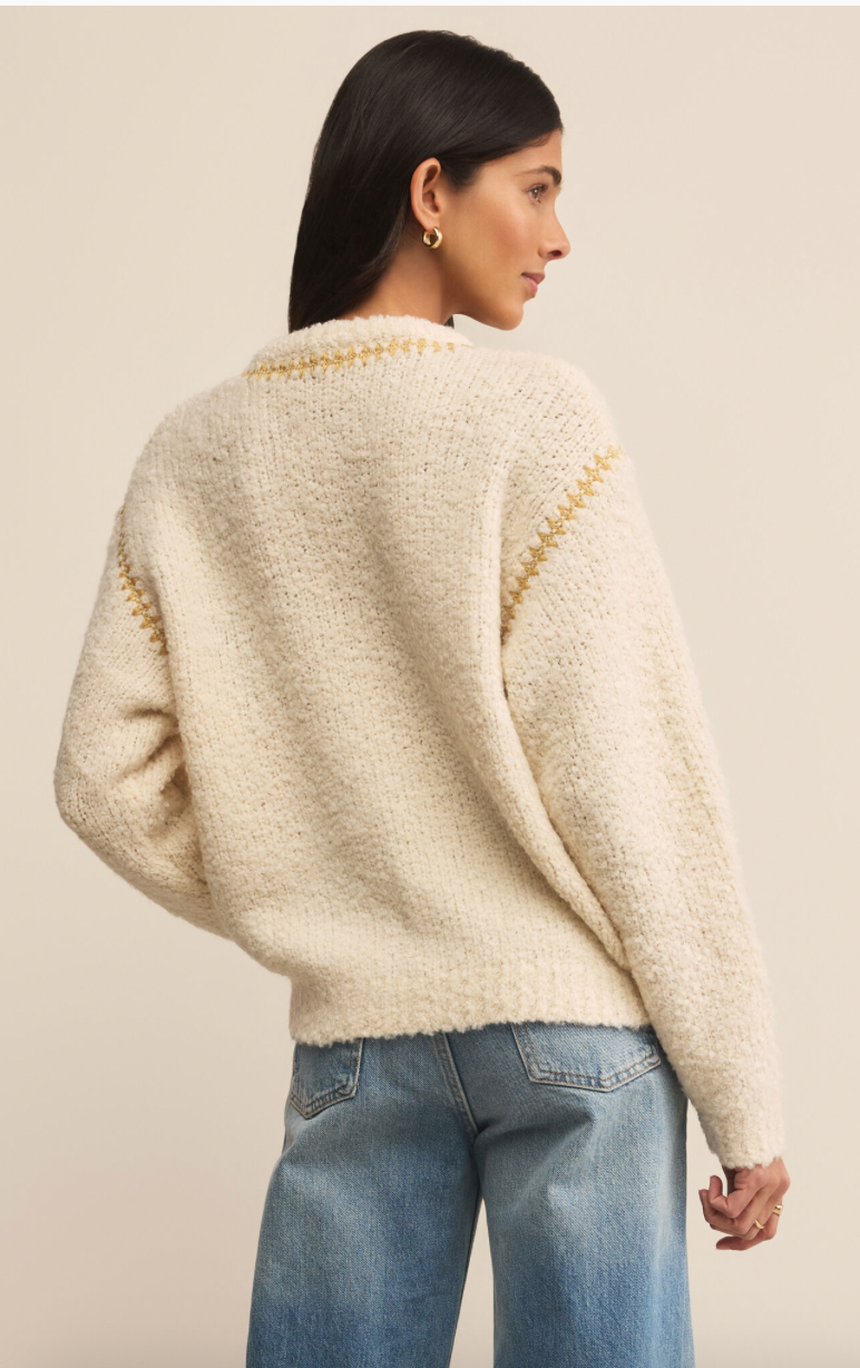 z Supply Romnie Sweater - Crystal