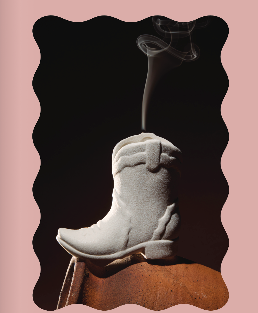 Paddywax - Nashville Ceramic Cowboy Boot - Bergamont & Mahogany