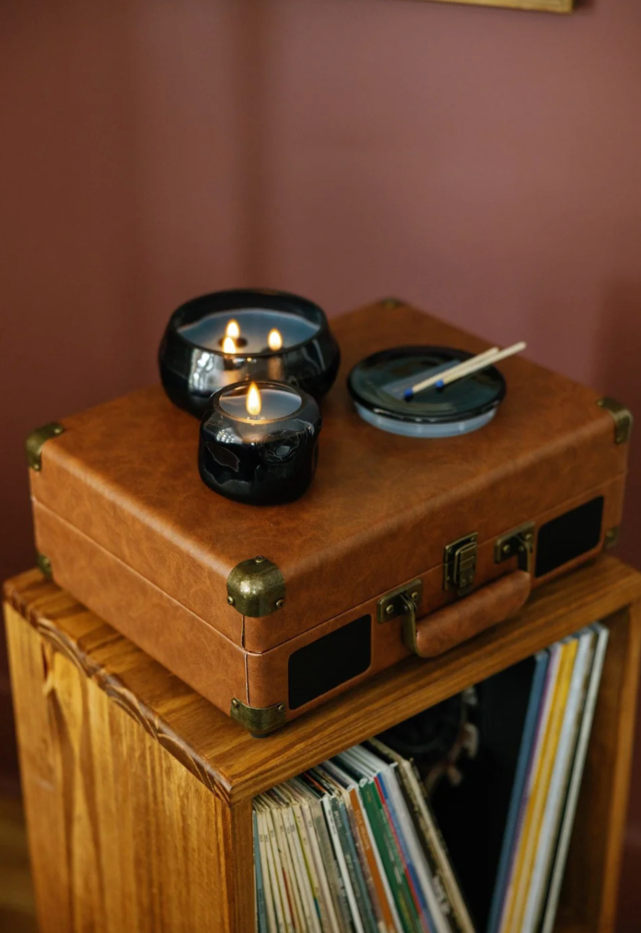 Paddywax Rosewater Santal - Basalt 5 oz Candle