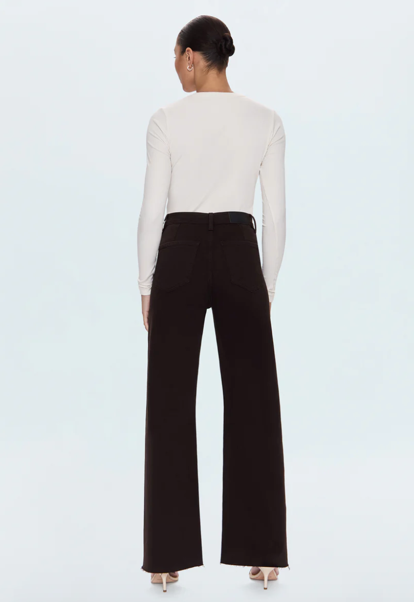 Pistola Penny High Rise Wide Leg Jeans - Mocha