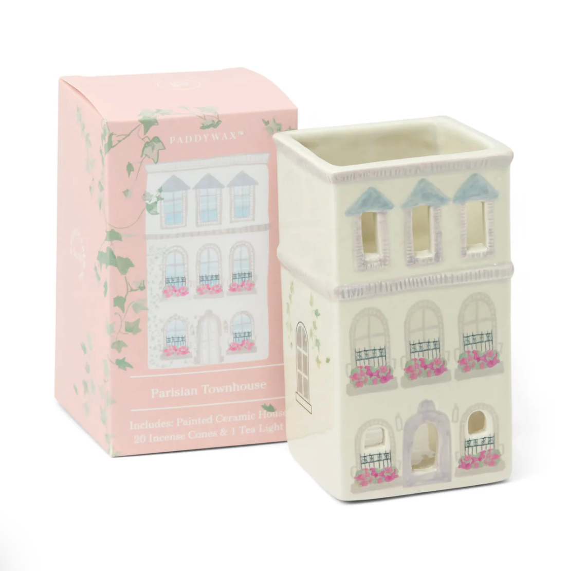 Paddywax The Parisian Townhouse - Incense & Tea Light Holder (No 9)