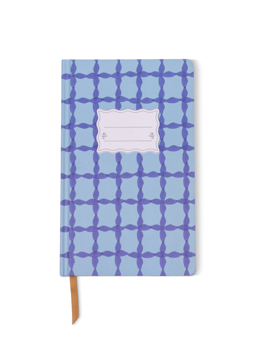 Designworks Ink Journal - Blue Lattice