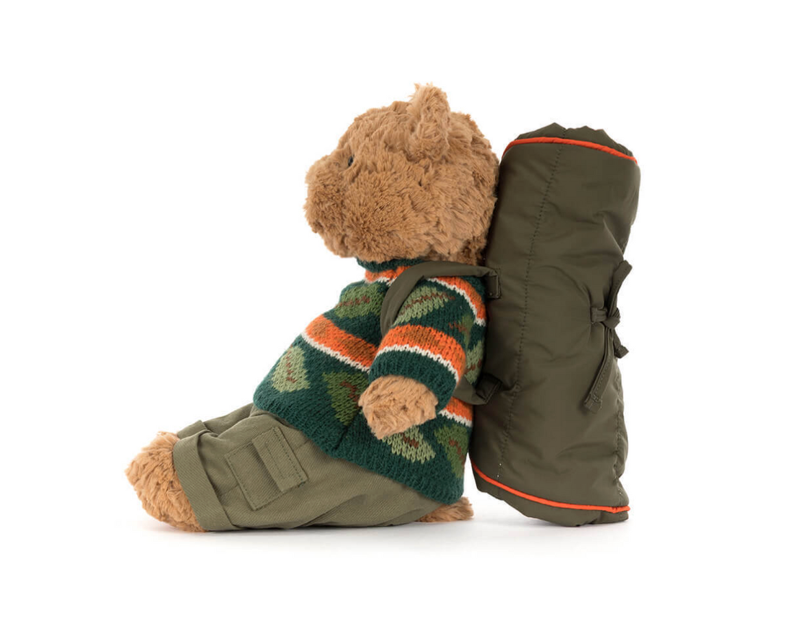 Jellycat Bartholomew Bear Hiking Outfit