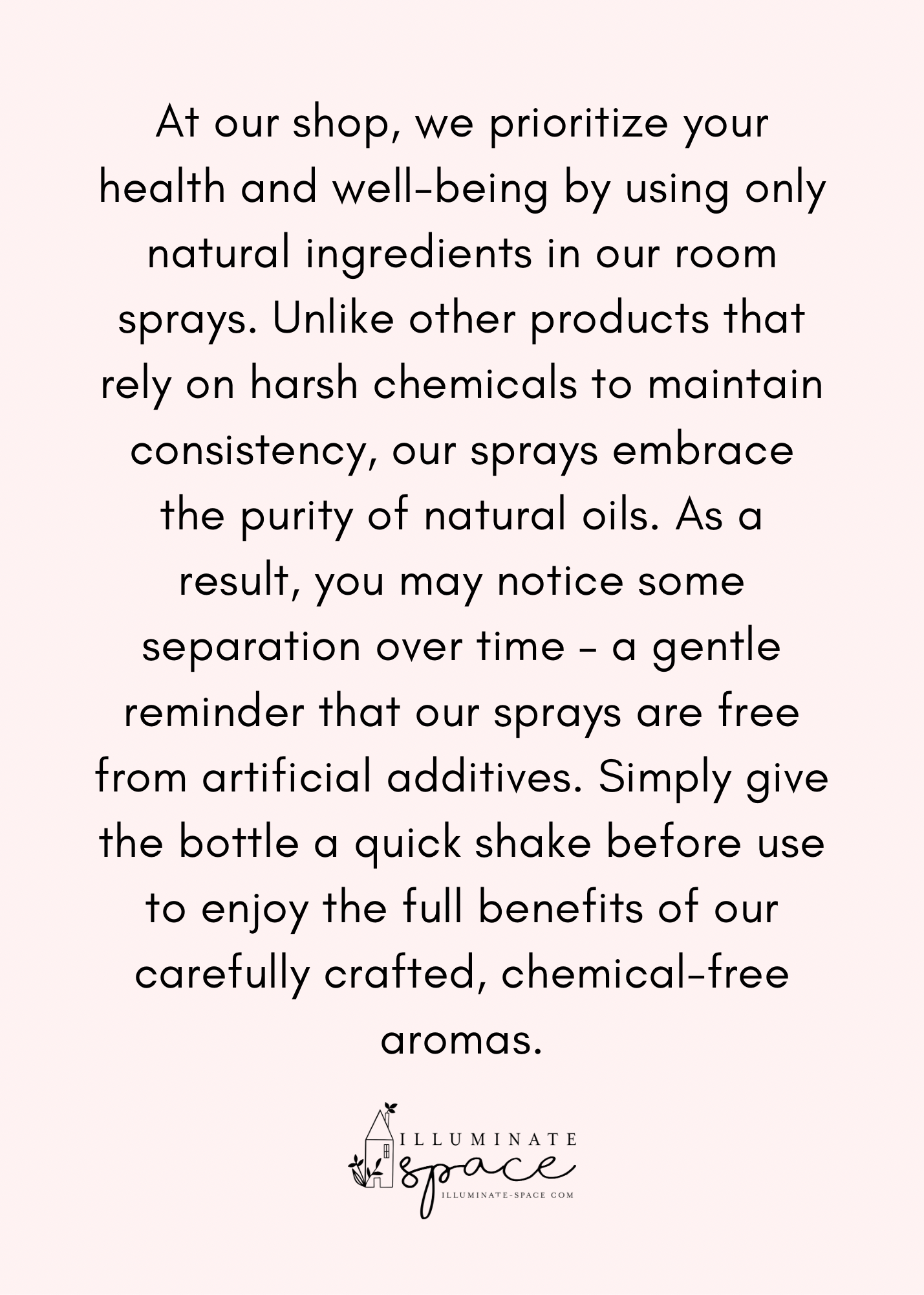 Illuminate Space - Room Spray - Various Scents