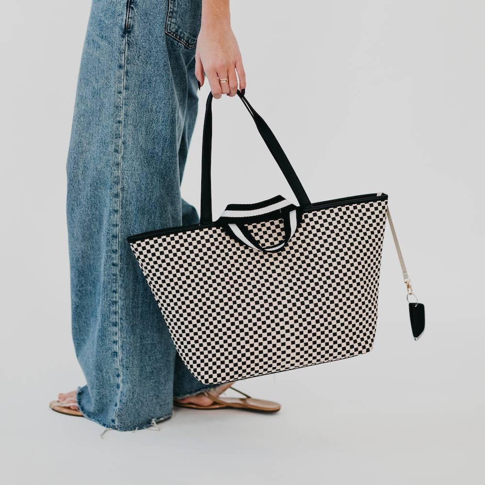 Pretty Simple - Woven Tiffany Organizer Tote Bag