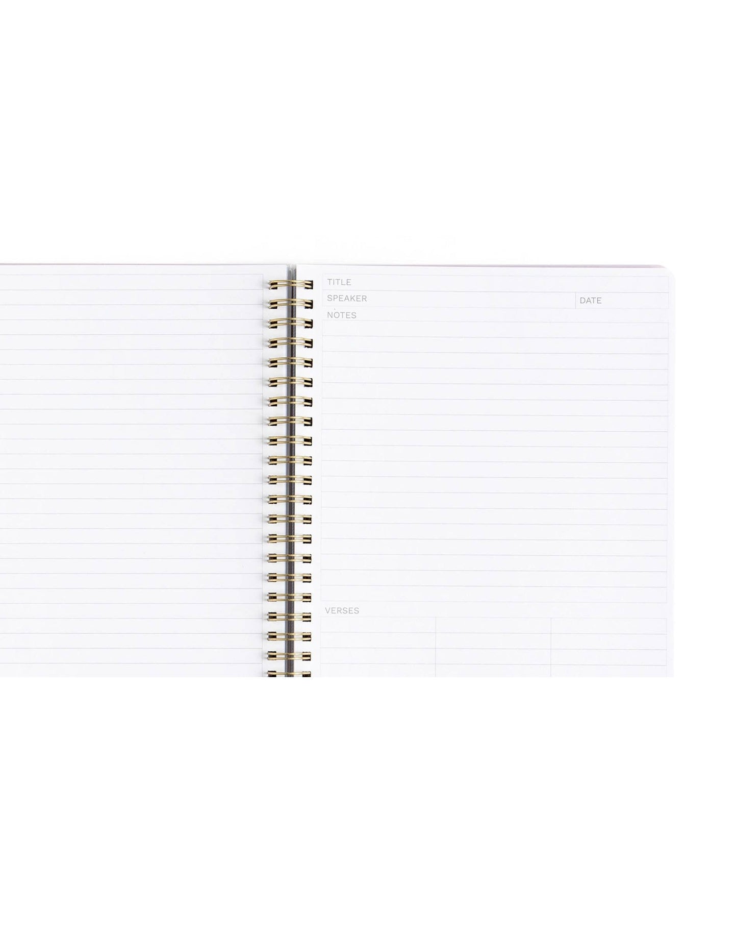 Church Notes Co. - Lilac Church Notes Bible Reference Notebook with Maps