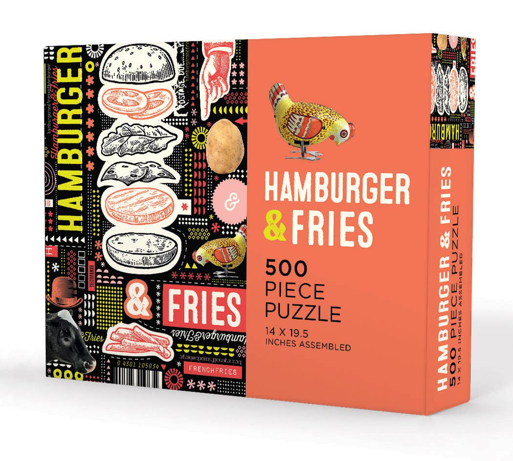 Gibbs Smith - Hamburger & Fries Puzzle