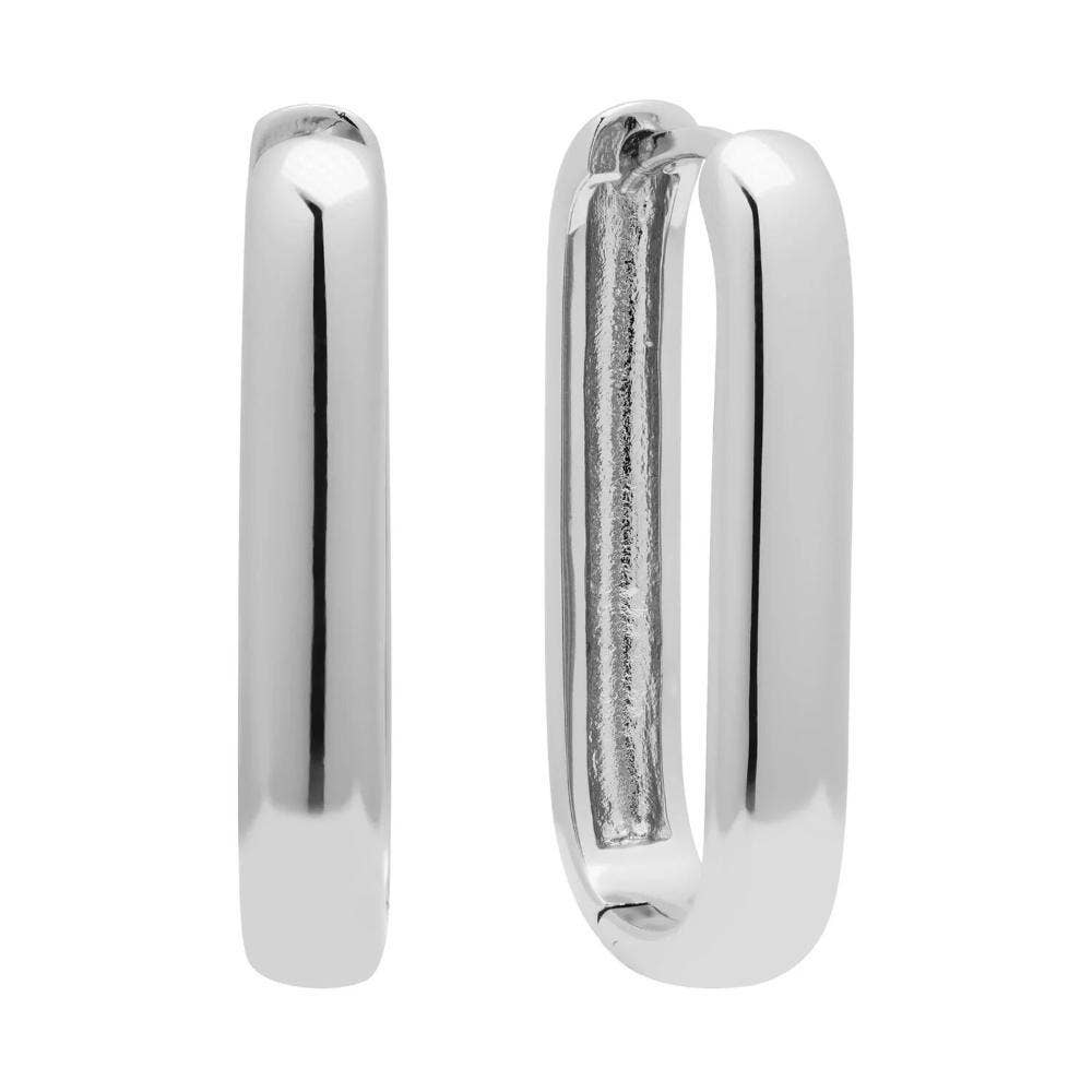 Something Silver - Bold Link Hoops