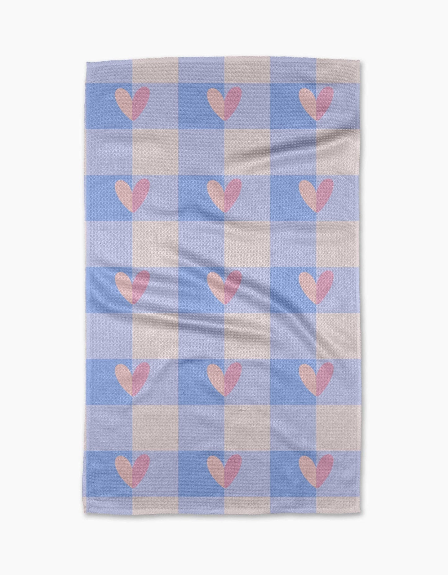 Geometry - Pastel Picnic Hearts Tea Towel