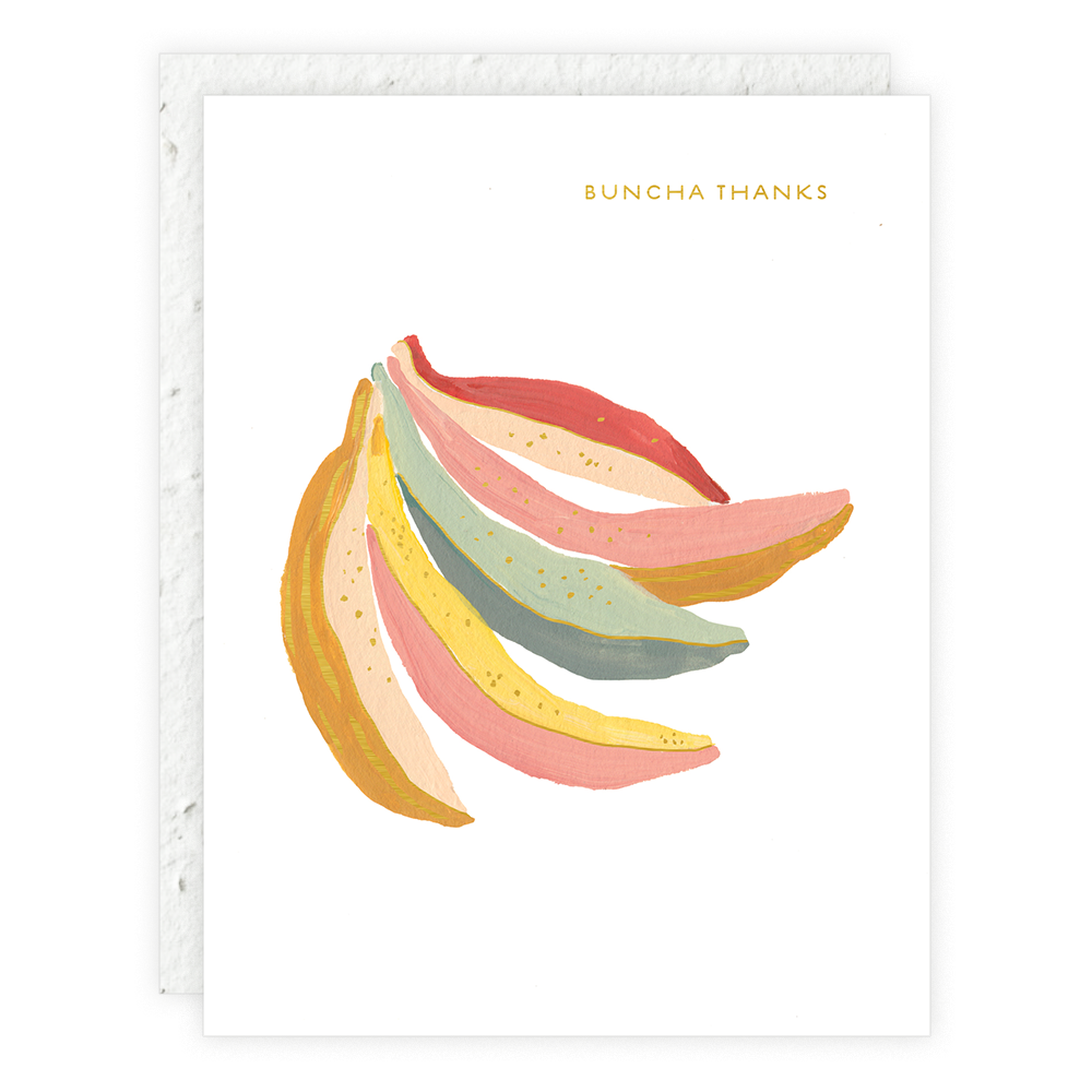 Seedlings - Bananas - Thank You Card